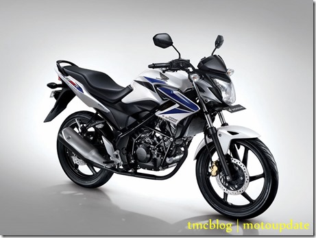honda CB150R White Blue 2014