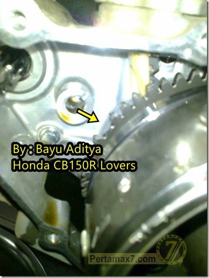 gear starter honda CB150R rompal