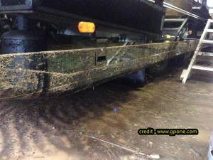 Tech 3 Yamaha workshop damaged by floods&nbsp;3