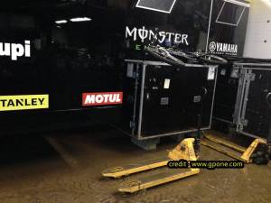 Tech 3 Yamaha workshop damaged by floods&nbsp;6