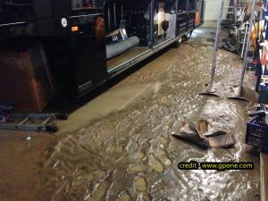 Tech 3 Yamaha workshop damaged by floods&nbsp;7