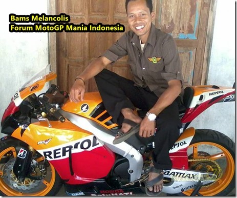 Modifikasi Honda Tiger menjadi Honda RCV213V owner