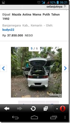 penipuan toko bagus mazda astina 6