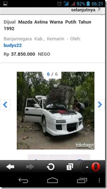 penipuan toko bagus mazda astina 7