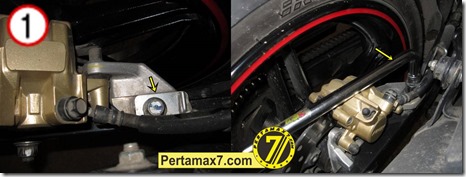 stel rantai yamaha new vixion