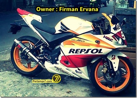 Yamaha New Vixion Modip YZF-R125 livery honda repsol Marquez 93 a