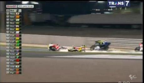 andrea iannone crash qatar