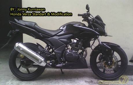 Modifikasi Honda Verza 150 pakai shroud New V-ixion pertamax7.com 1