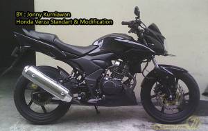 Modifikasi Honda Verza 150 pakai shroud New V-ixion pertamax7.com&nbsp;1