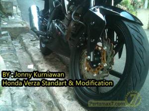 Modifikasi Honda Verza 150 pakai shroud New V-ixion pertamax7.com&nbsp;6