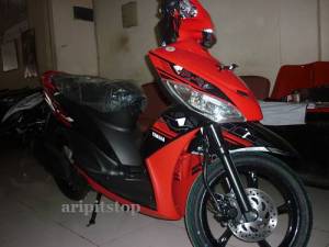 Striping Yamaha Mio-J 2014 MERAH&nbsp;006