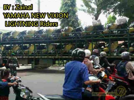 Yamaha New V-ixion menjadi kendaraan Dinas TNI  3