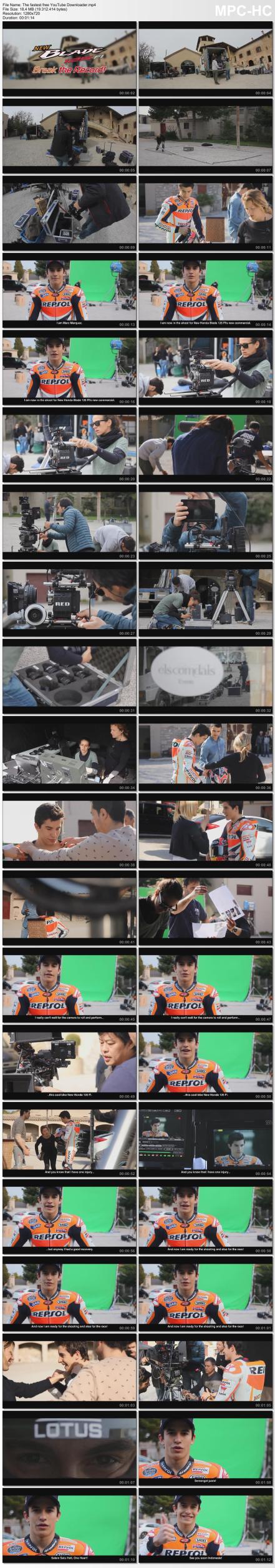 Behind The Scene TVC Honda Blade 125 FI with Marc Marquez by pertamax7.com