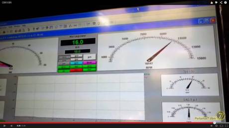 dynotest honda CBR150R tembus 16 HP