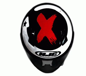 Helm HJC 99 tampak&nbsp;depan