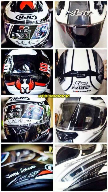 HJC lorenzo replica vs KBC zero