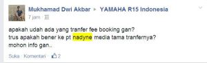 Indent Online Yamaha R15 PT . Nadyne Media Tama&nbsp;Pertamax72