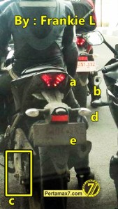 tampak belakang yamaha&nbsp;R25