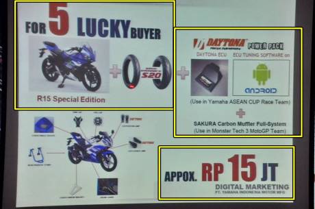 yamaha new R15 part racing