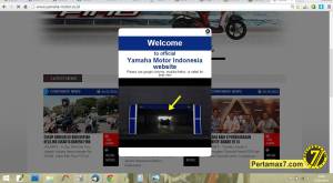 yamaha R15 di website yamaha&nbsp;Indoensia
