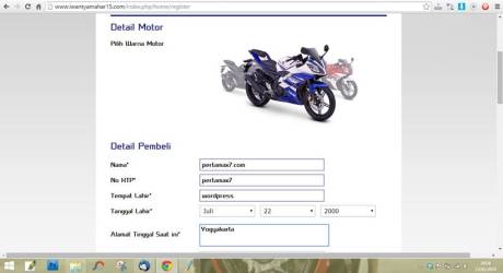 indent online yamaha YZF-R15