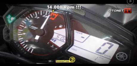 limiter yamaha YZF-R25 tembus 14.000 Rpm