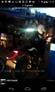 Spyshoot Yamaha YZF-R25 test Jalanan&nbsp;3