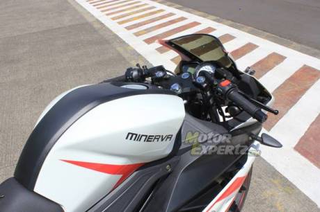 testride Minerva RX-150 di sentul tembus 128 Km.jam 5