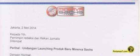 undangan new product minerva RX150