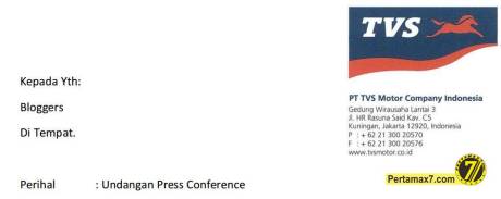 undangan product TVS