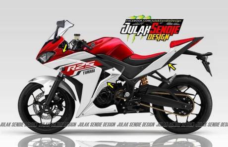 yamaha YZF-R25 render julak
