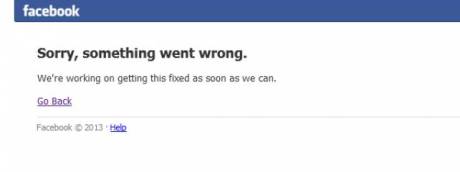 facebook down