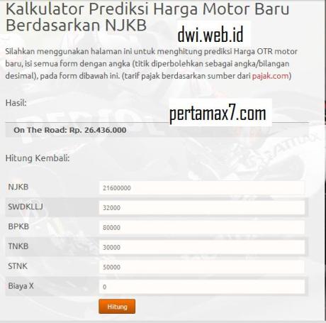 Harga Honda CB150R lokal berdasar NJKB