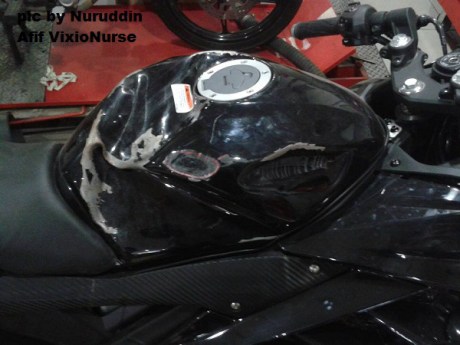 kecelakaan yamaha R15 jogja