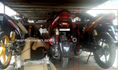 motor misterius dari AHM menuju Jakarta fair 2014