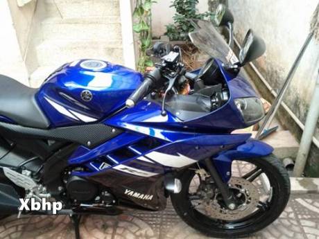 Pasang Standart Tengah di Yamaha R15 pakai punya Vixion 5