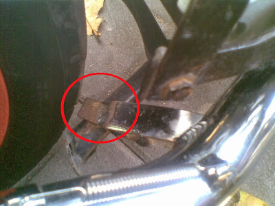 peyangga standrat tengah yamaha vixion