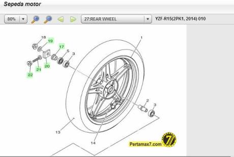 setelan rantai yamaha R15