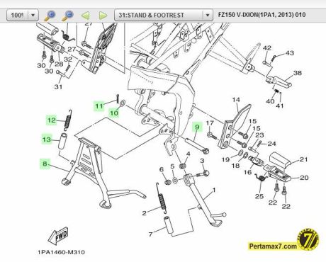 standart tengah yamaha vixion buat yamaha R15