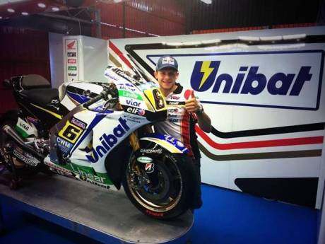 stefan bradl lcr honda with UNIBAT