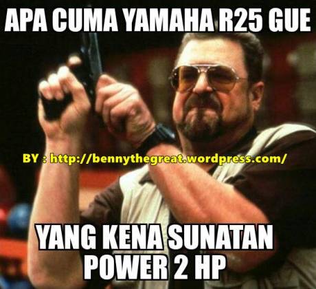 apa cuma yamaha r25 gue yang kena sunatan 2 HP