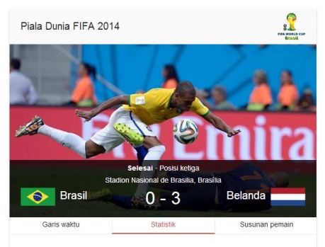 belanda juara 3 piala dunia 2014