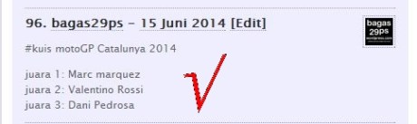 contoh jawaban benar