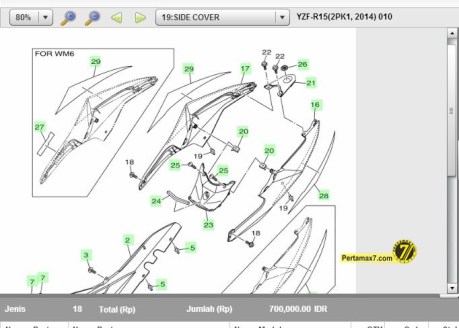 harga body belakang yamaha r15