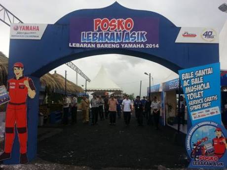 Pos Jaga Lebaran Yamaha 2014 di Tajur Bogor