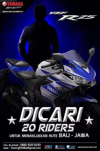 Touring Yamaha R25 Jawa Bali