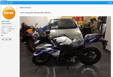 Yamaha YZF-R25 dikirim ke konsumen 9 pertamax7.com