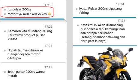 bajaj pulsar 200ss ke Indonesia