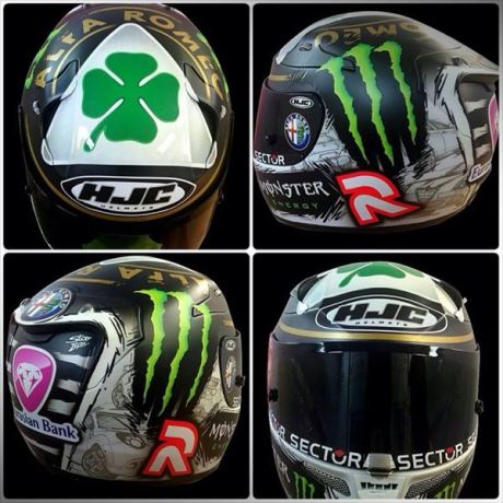 HJC LORENZO SILVERSTONE 2015 Clover Leaf 4