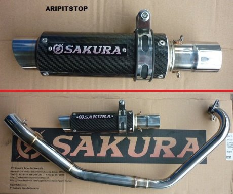 knalpot sakura asli yamaha R15